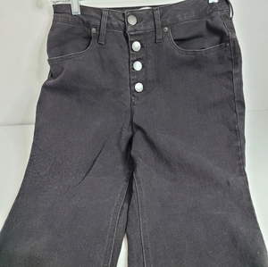 No Boundaries, black‎ button fly jeans, size 13
